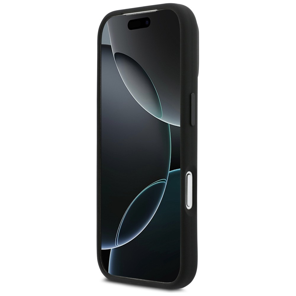 BMW M silikona horizontālo līniju MagSafe vāciņš iPhone 17 Pro tālrunim – melns | Phone Case Cover (3)