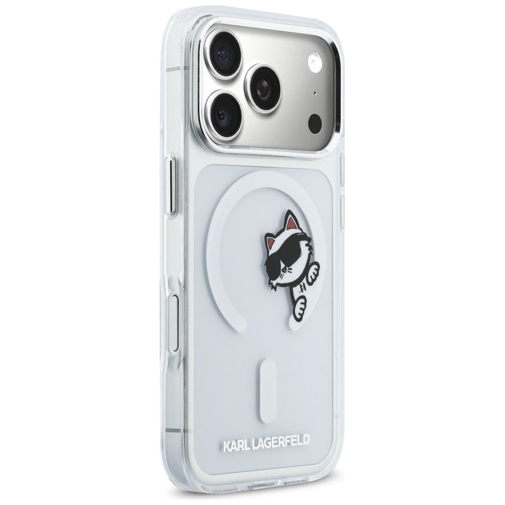 Karl Lagerfeld IML Peekaboo MagSafe vāciņš iPhone 17 Pro – caurspīdīgs | Phone Case Cover (2)