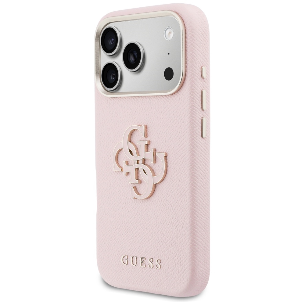 Guess FW sveķu logotipa vāciņš iPhone 17 Pro telefonam – rozā | Phone Case Cover (0)