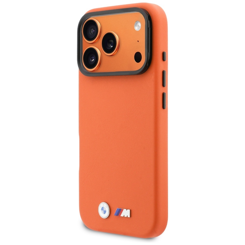 BMW M metāla logotipa MagSafe vāciņš iPhone 17 Pro – oranžs | Phone Case Cover (0)