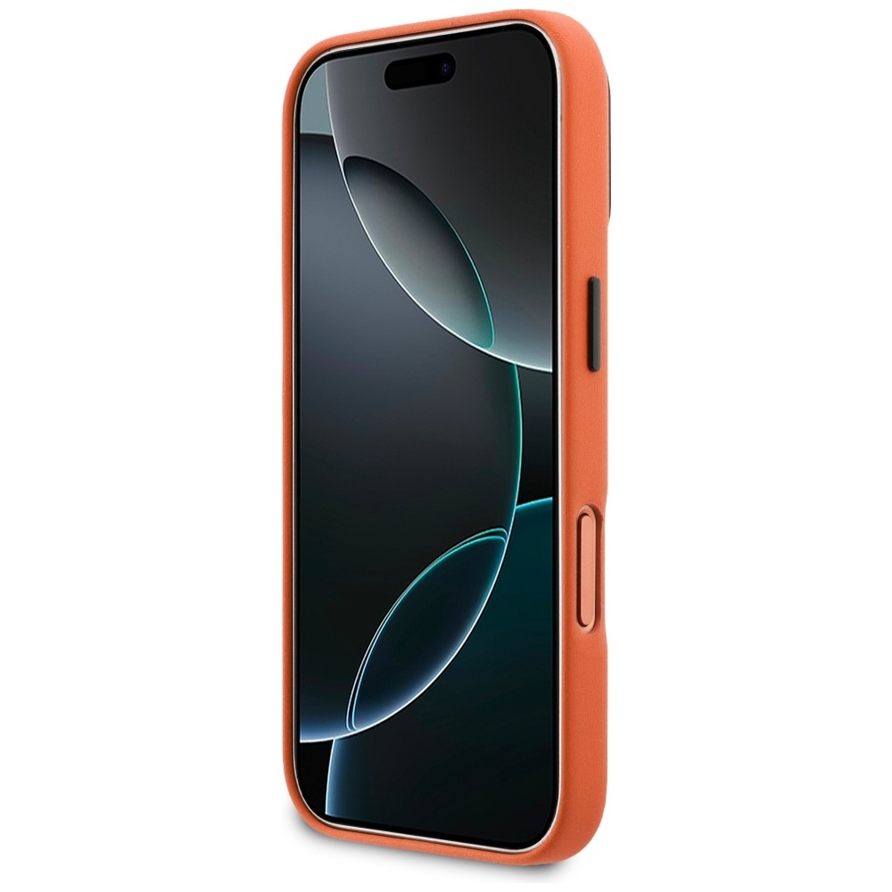 BMW M metāla logotipa MagSafe vāciņš iPhone 17 Pro – oranžs | Phone Case Cover (3)
