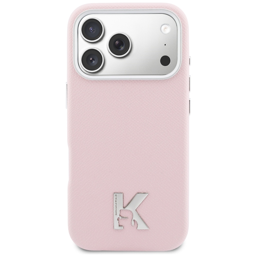 Karl Lagerfeld Karl Head Logo MagSafe MagCase iPhone 17 Pro – rozā | Phone Case Cover (1)