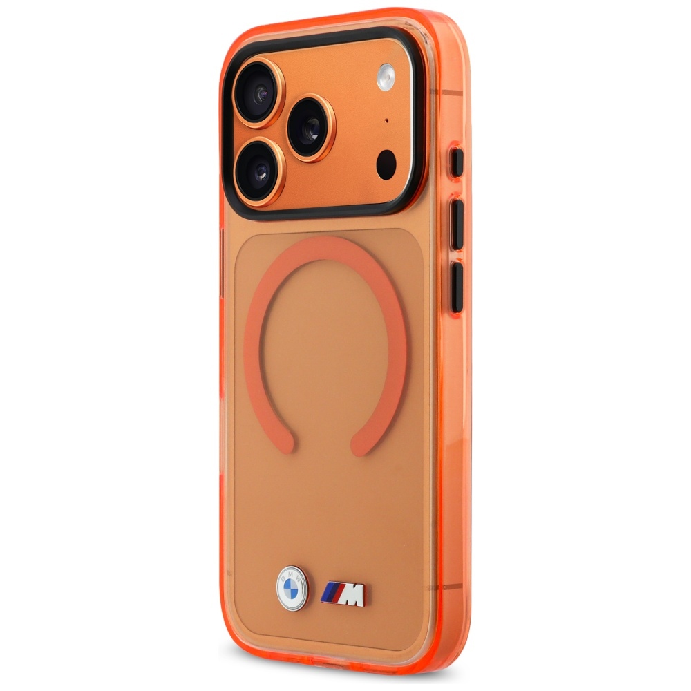 BMW M IML metāla logo MagSafe vāciņš iPhone 17 Pro telefonam – Pro Orange | Phone Case Cover (0)