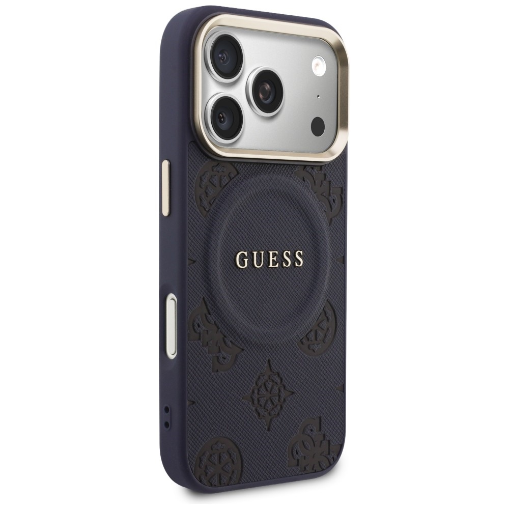 Guess Peony Hot Stamp MagSafe MagCase iPhone 17 Pro telefonam – zila | Phone Case Cover (2)