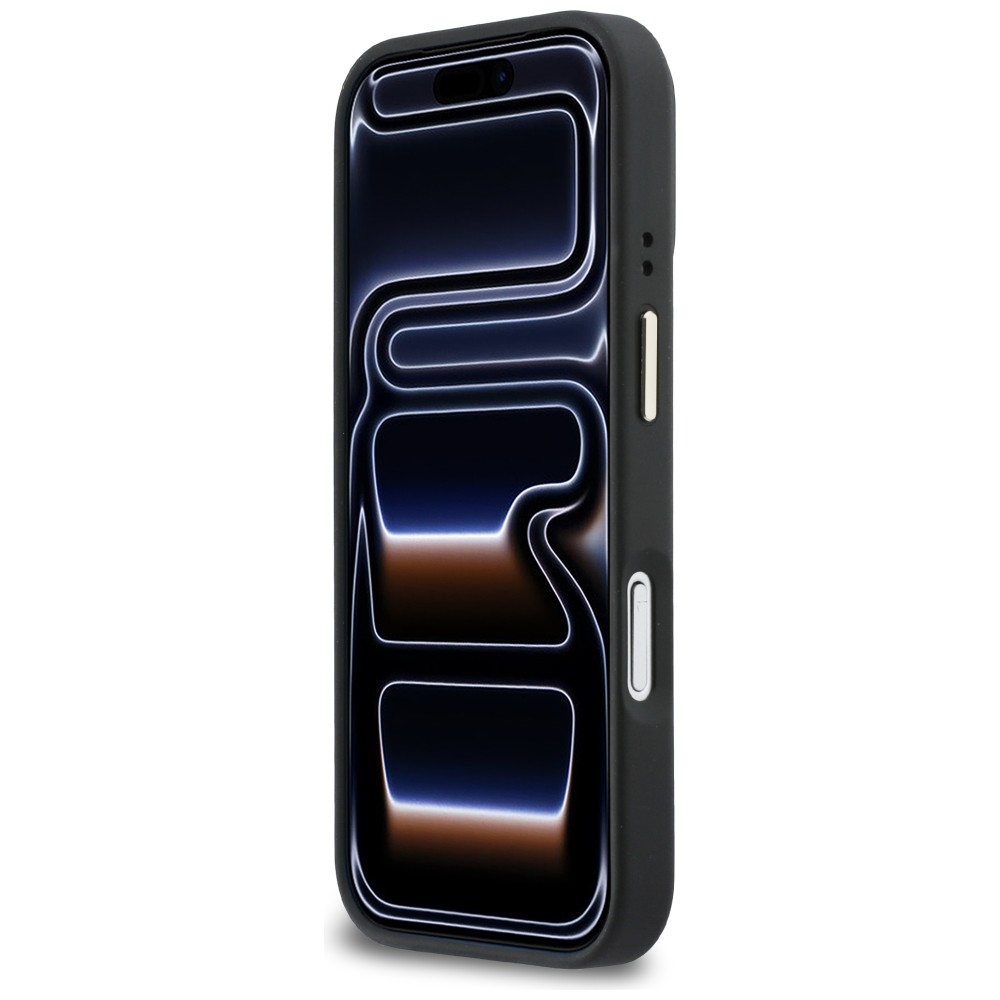 Karl Lagerfeld Croco KL Script Logo MagSafe Maciņš ar MagSafe priekš iPhone 17 Pro – Melns | Phone Case Cover (3)