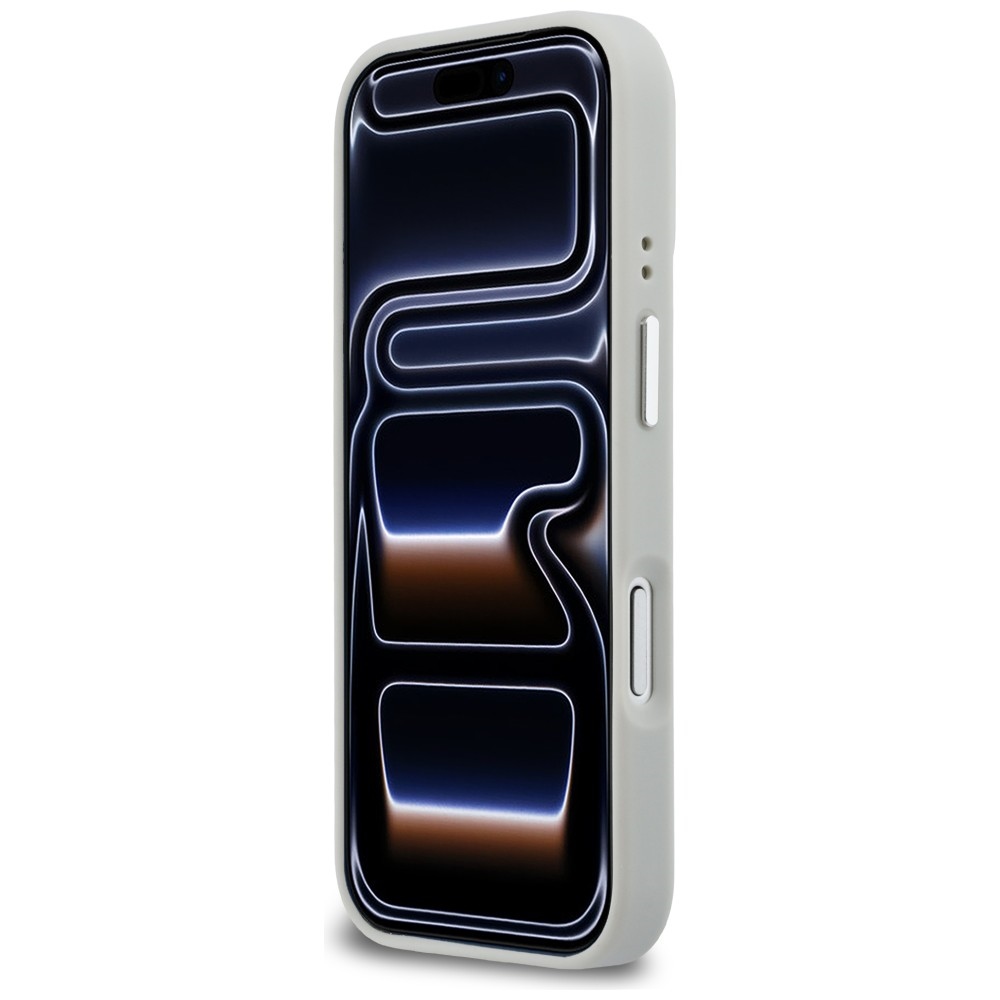 Karl Lagerfeld Croco KL Script Logo MagSafe vāciņš ar MagSafe iPhone 17 Pro tālrunim – sudraba krāsā | Phone... (3)