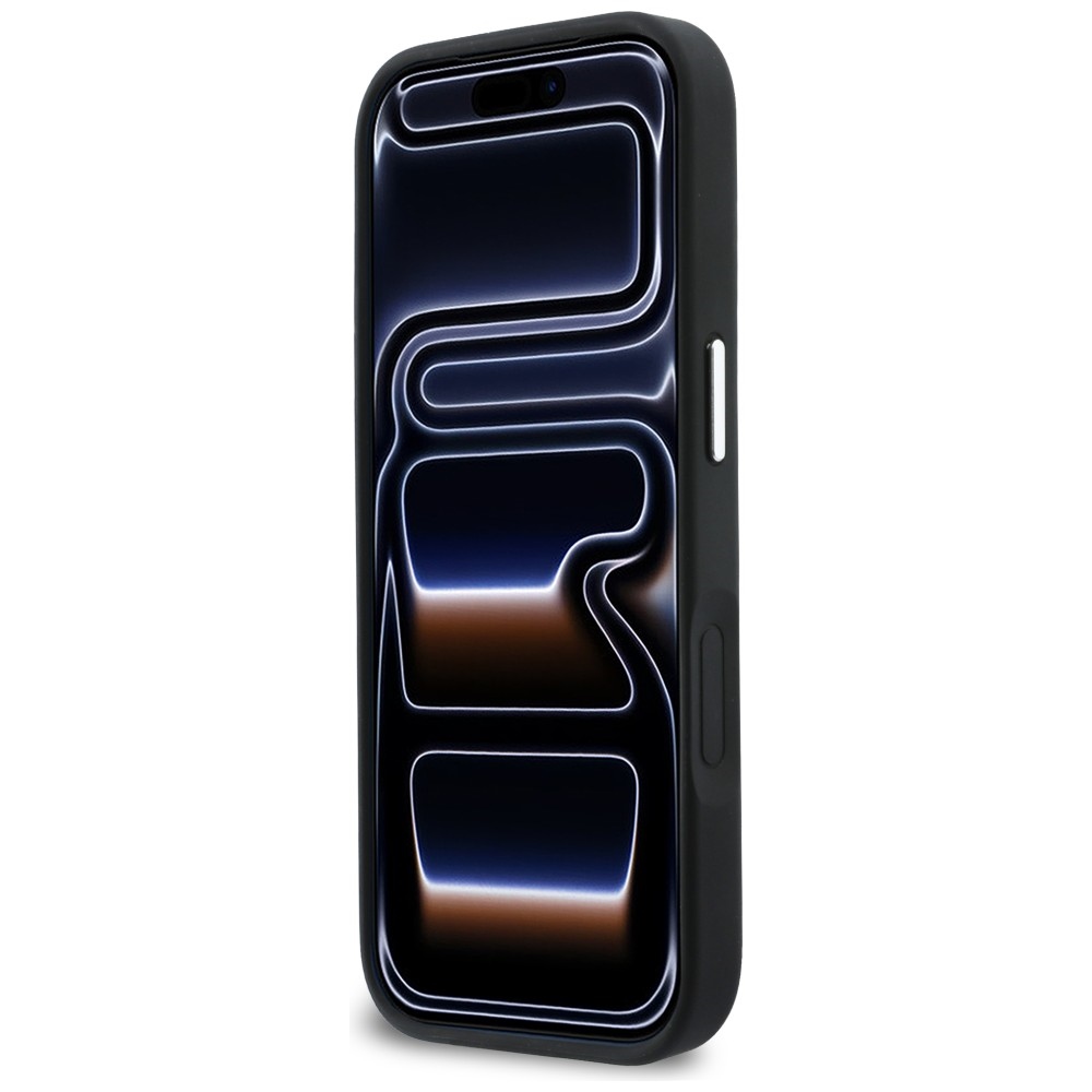 Karl Lagerfeld Karl & Choupette Back Logo MagSafe maciņš iPhone 17 Pro – melns | Phone Case Cover (3)