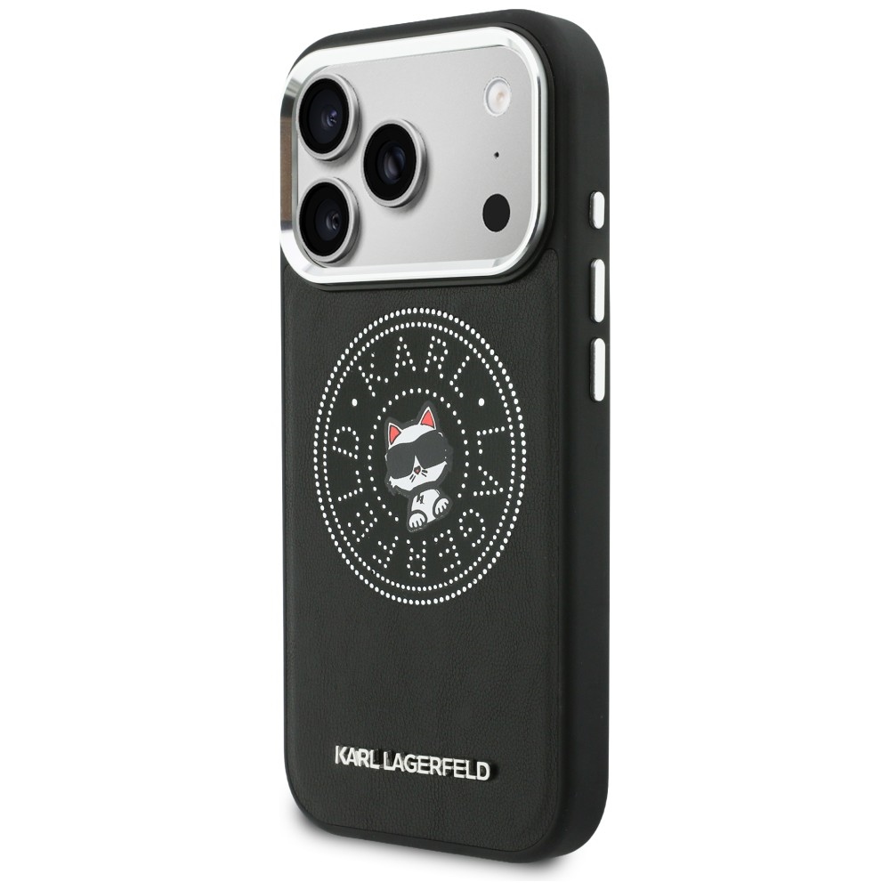 Karl Lagerfeld Point & Choupette Sketch MagSafe vāciņš ar MagSafe iPhone 17 Pro – melns | Phone Case Cover (0)