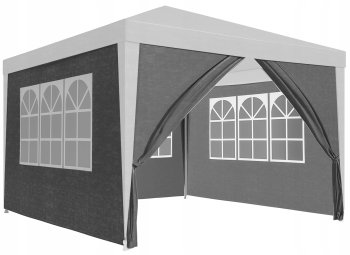 Sienas dārza teltij (paviljonam), Pelēka krāsa | Walls for Garden Tent