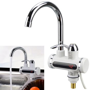 Elektriskais Ūdens Sildītājs Krāns Maisītājs ar LCD ekrānu, 3 kW |Electric Water Heating Tap Faucet with LCD Display