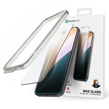 AmazingThing Titan Max FusionFilter 7 rūdītais stikls iPhone 17 Pro | Tempered Glass
