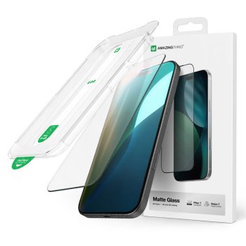 AmazingThing Titan Vision 7 rūdīts aizsargstikls priekš iPhone 17 Pro Max, matēts | Tempered Glass Screen Protector