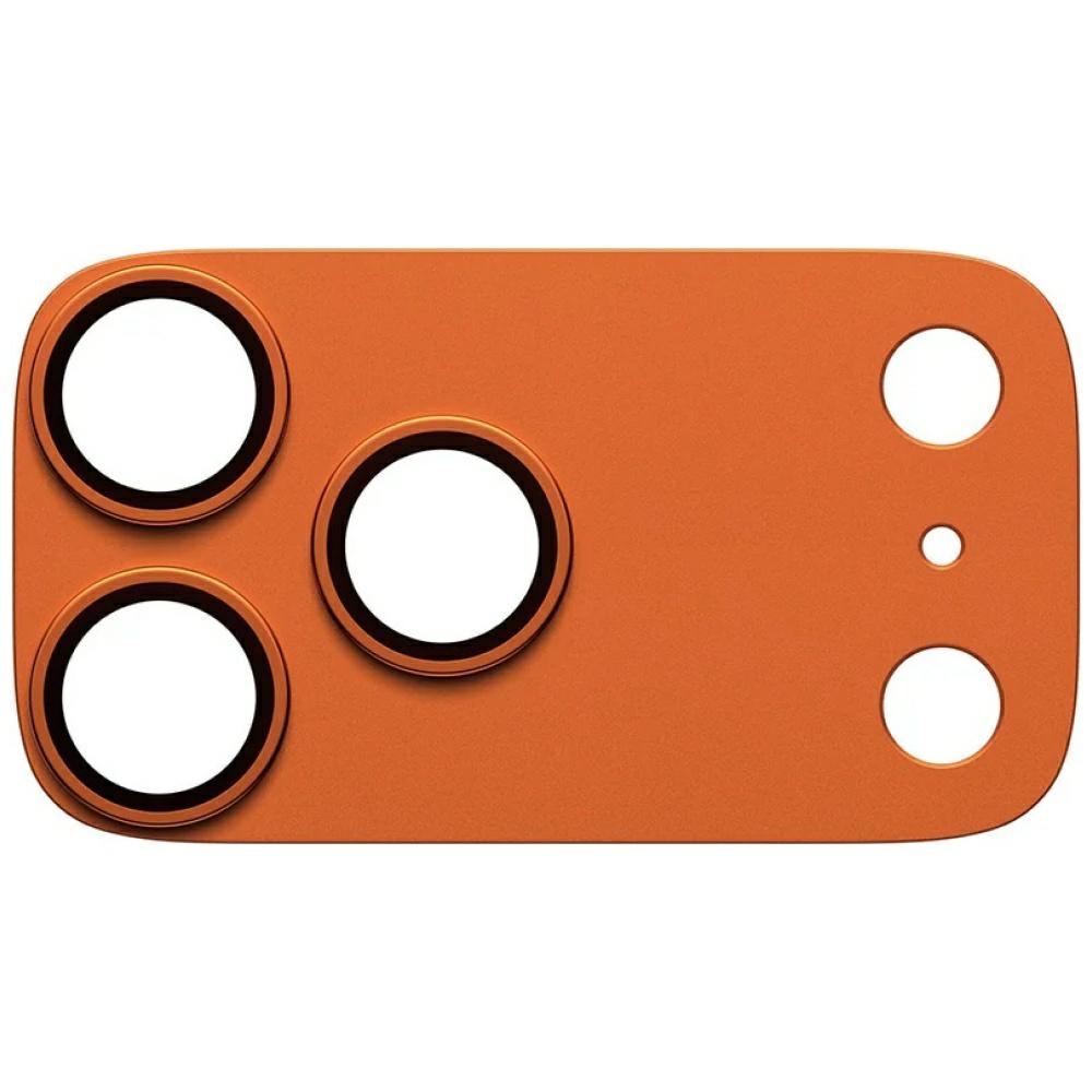 PanzerGlass Fender rūdītā stikla kameras lēcas aizsargs iPhone 17 Pro Max tālrunim – oranžs | Camera Glass... (1)