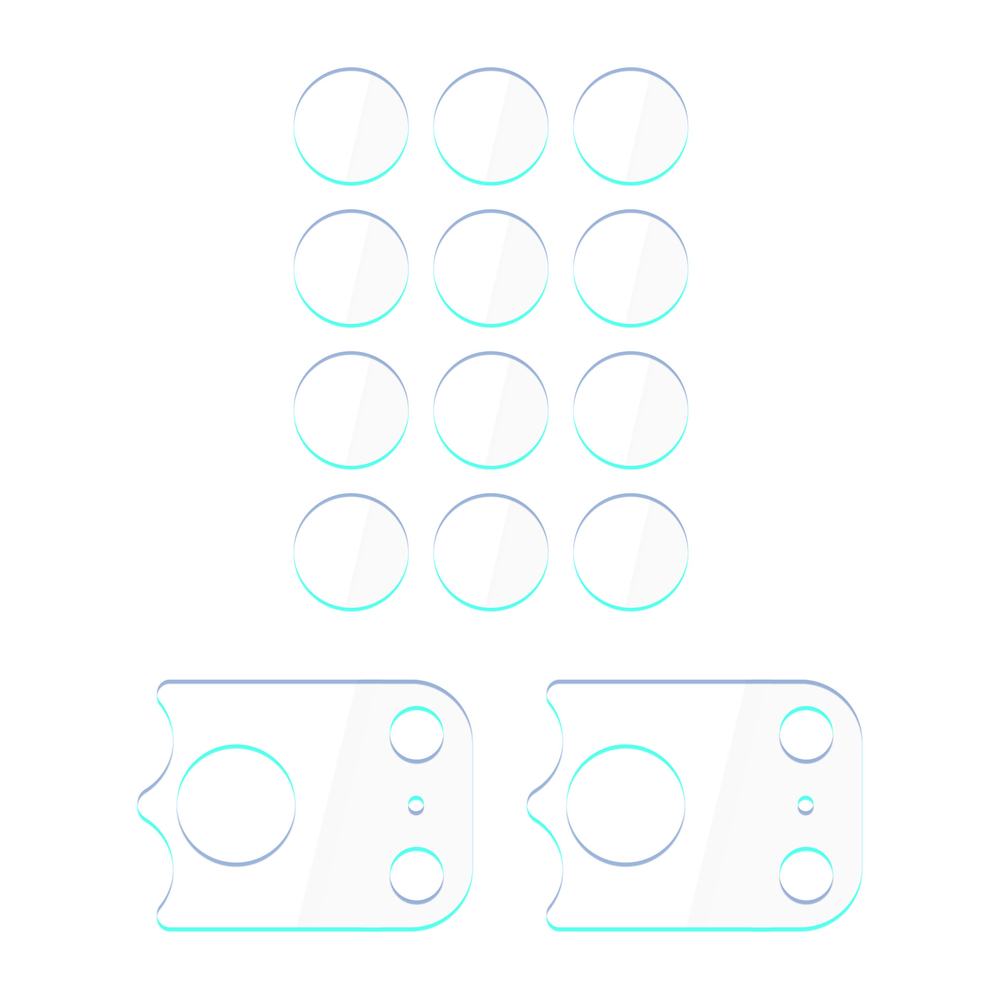 3mk hibrīda kameras lēcu aizsargstikls Apple iPhone 17 Pro Max | Camera Glass Protector (2)