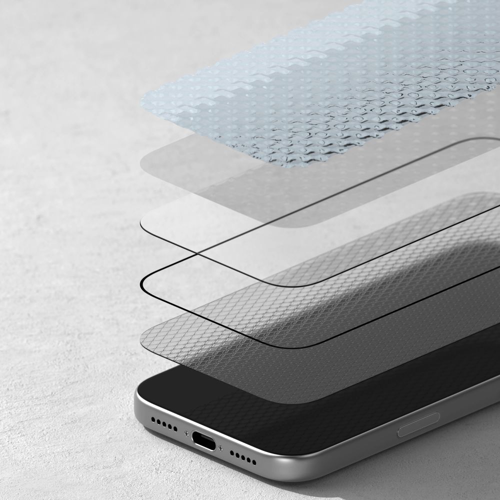 Ringke Easy Slide pretatspīduma rūdītais stikls iPhone 17 Pro Max | Tempered Glass Screen Protector (1)