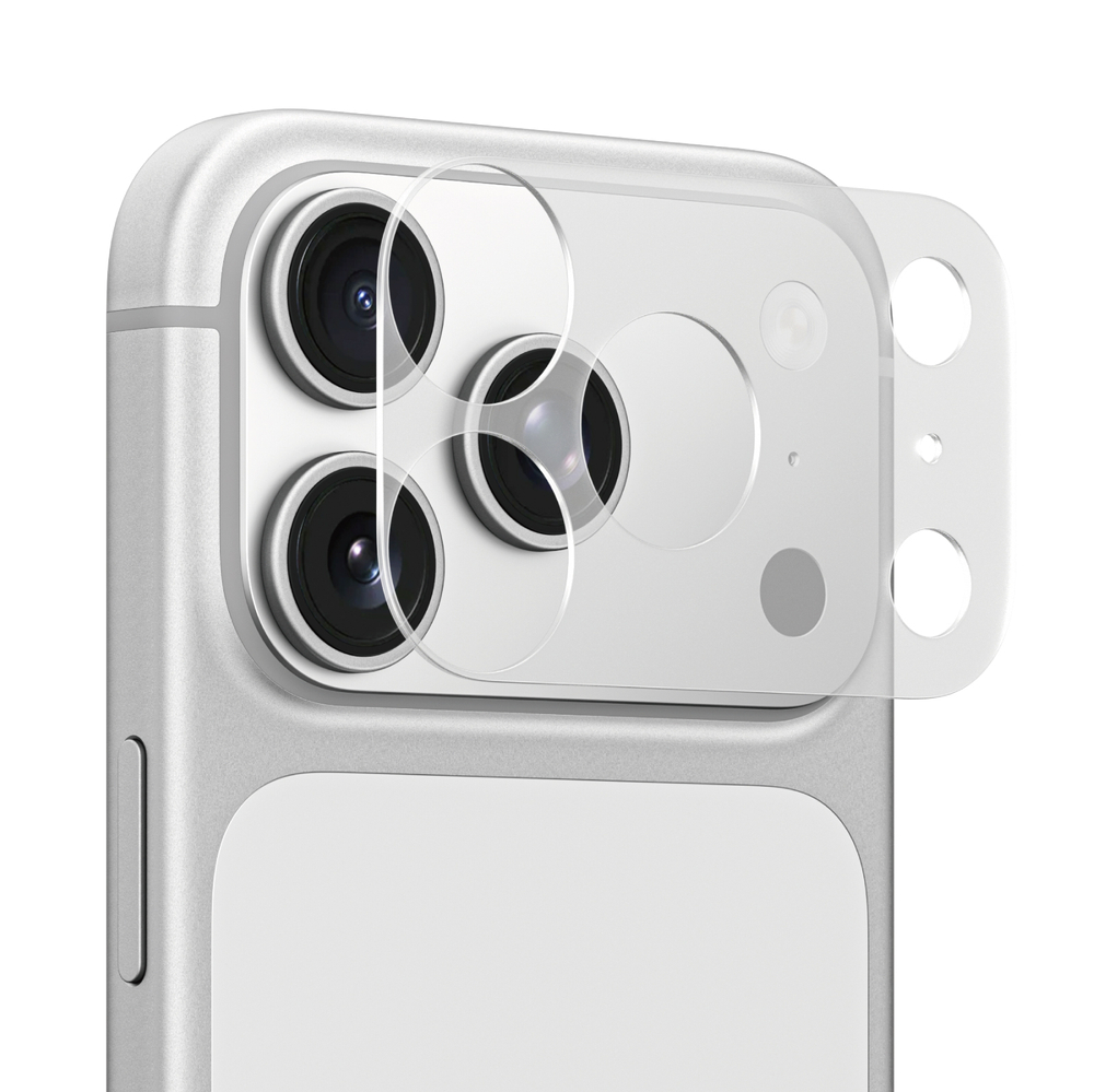 AmazingThing objektīva moduļa aizsargs iPhone 17 Pro Max kameras salai – caurspīdīgs matēts | Camera Protector (1)