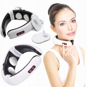 Masieris Masažieris Kaklam + Muskuļu / Nervu Elektrostimulators (2 gab.) | Neck Massager + Electric Muscle Stimulator (EMS)
