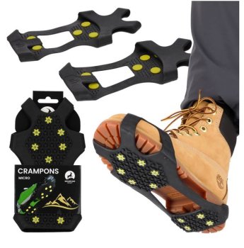 MOUNTAIN GOAT Pretslīdēšanas radzes ziemas apaviem / Pretslīdes apavu uzlikas, Izmērs XL (45-48) | Ice Snow Traction Cleats Crampons