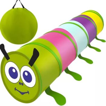 Telts ar tuneli bērniem, kāpurs | Children Play Tent Tunnel Caterpillar