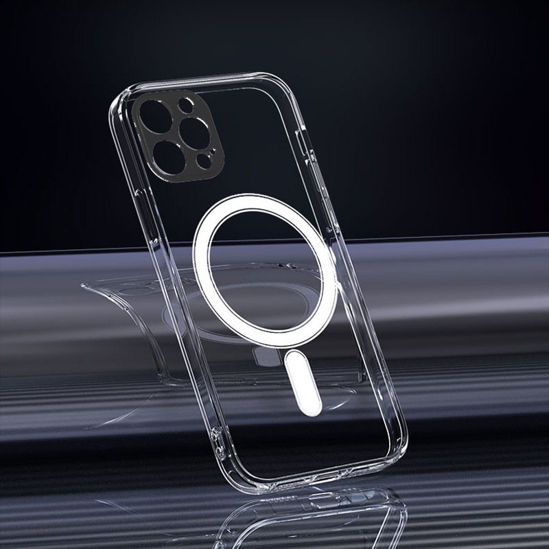 Apple iPhone 17 Pro Max 6.9'' Anti Shock 1,5 mm MagSafe TPU Case Cover, Transparent | Caurspīdīgs Silikona Vāciņš... (0)