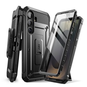 Supcase Unicorn Beetle Pro maciņš Samsung Galaxy S25 FE telefonam – melns | Phone Case Cover