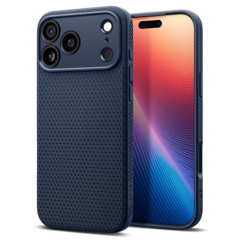 Apple iPhone 17 Pro Max 6.9'' Spigen Liquid Air TPU Case Cover, Blue | Telefona Vāks Maks Apvalks Bampers