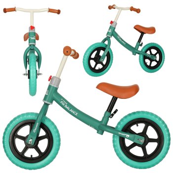 Trike Fix Balance Bērnu Balansa Ritenis Līdzsvara Velosipēds Atpūtai Sportam, Zaļš | Kid's Balance Bike