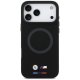 BMW M silikona MagSafe vāciņš ar logo iPhone 17 Pro Max - melns | Phone Case Cover