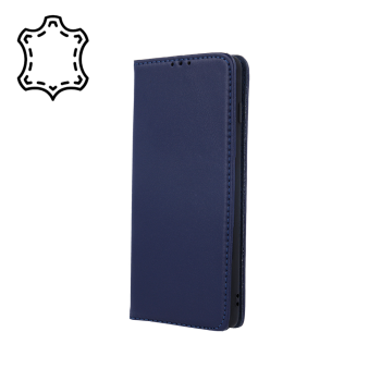 Apple iPhone 17 Pro Max 6.9'' Genuine Leather Wallet Phone Cover, Blue | Telefona Vāciņš Maciņš Apvalks Grāmatiņa