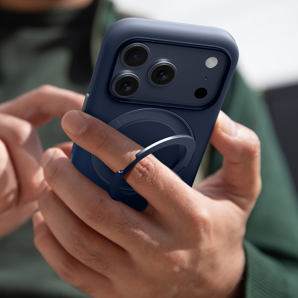 AmazingThing Cloudie iPhone 17 Pro Max vāciņš ar statīvu - zils | Case With Stand Blue (3)