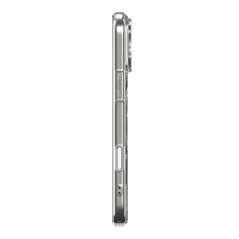 Spigen Ultra Hybrid "T" MagSafe vāciņš iPhone 17 Pro Max - caurspīdīgs un balts | Phone Case Cover Clear And White (2)