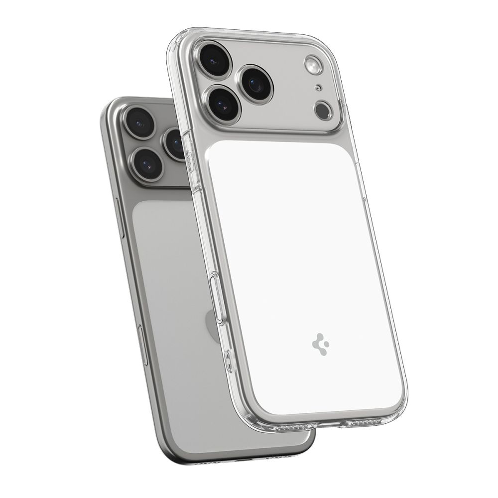 Spigen Ultra Hybrid "T" MagSafe vāciņš iPhone 17 Pro Max - caurspīdīgs un balts | Phone Case Cover Clear And White (3)