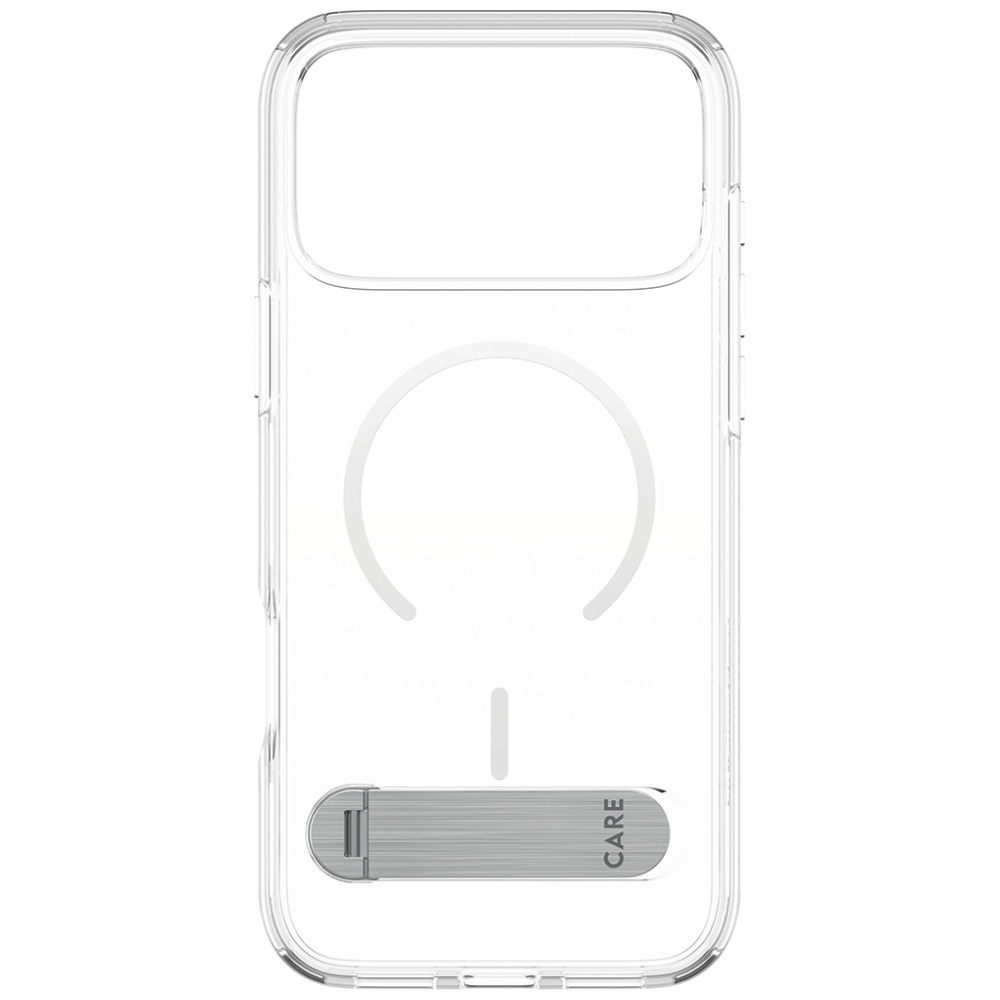 CARE by PanzerGlass Feature vāciņš ar statīvu un MagSafe priekš iPhone 17 Pro Max – caurspīdīgs | Case W.... (1)