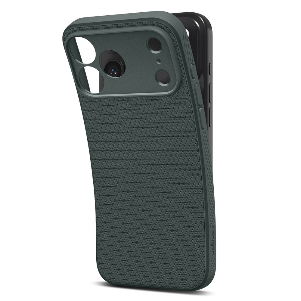Spigen Liquid Air vāciņš iPhone 17 Pro Max – zaļš | Phone Case Cover (3)