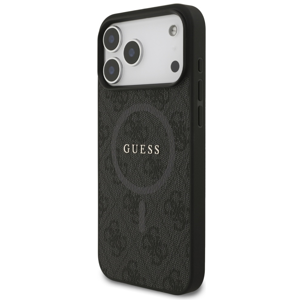 Guess 4G Ring Classic Logo MagSafe vāciņš iPhone 17 Pro Max telefonam – melns | Phone Case Cover (0)