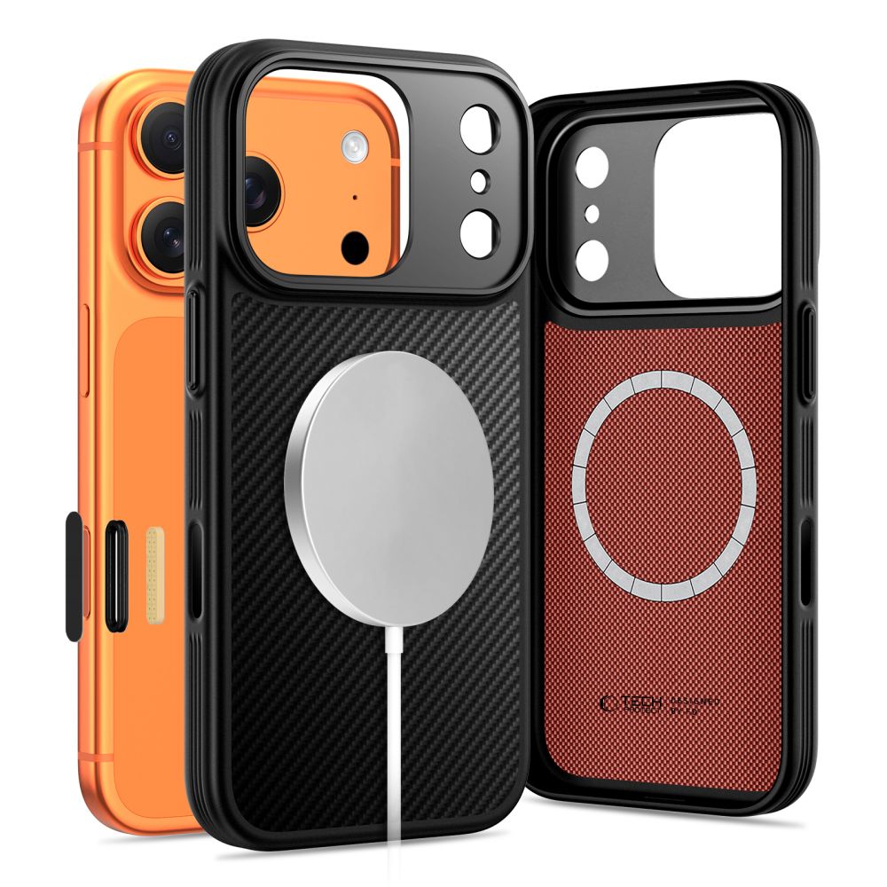 Tech-Protect Kevlar Aramid MagSafe vāciņš iPhone 17 Pro Max telefonam - melns | Phone Case Cover (0)