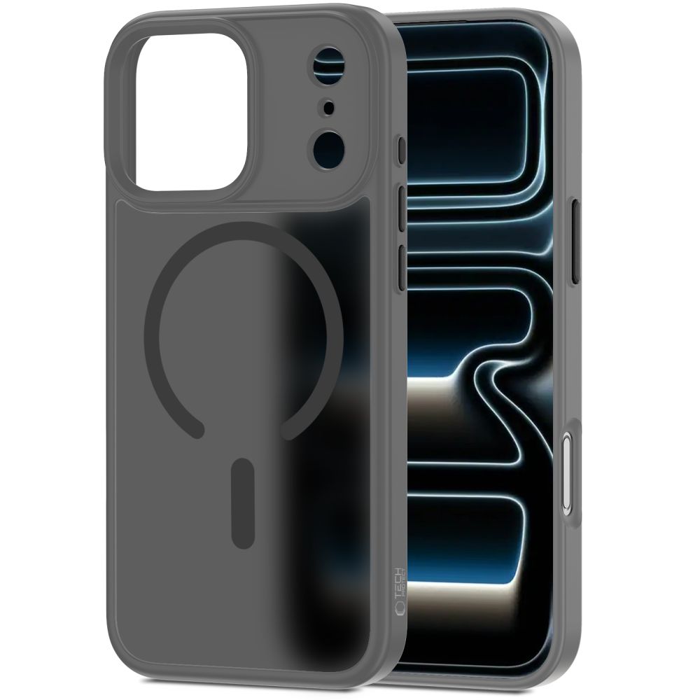 Tech-Protect MagMat MagSafe vāciņš iPhone 17 Pro Max telefonam – pelēks | Phone Case Cover (1)