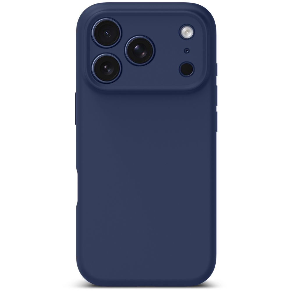 Tech-Protect silikona MagSafe maciņš iPhone 17 Pro Max tālrunim – tumši zils | Phone Case Cover (1)