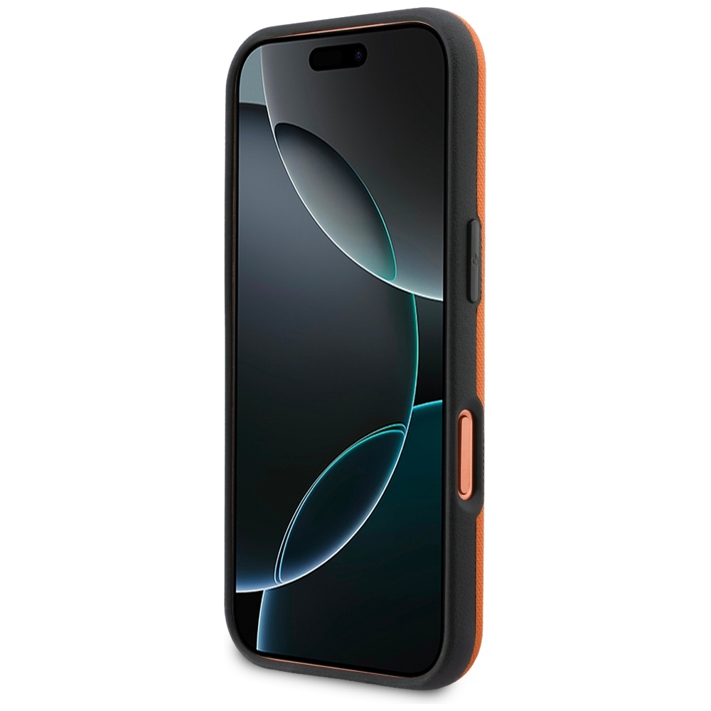 BMW M FW metāla logotipa MagSafe maciņš iPhone 17 Pro Max tālrunim – oranžs | Phone Case Cover (3)
