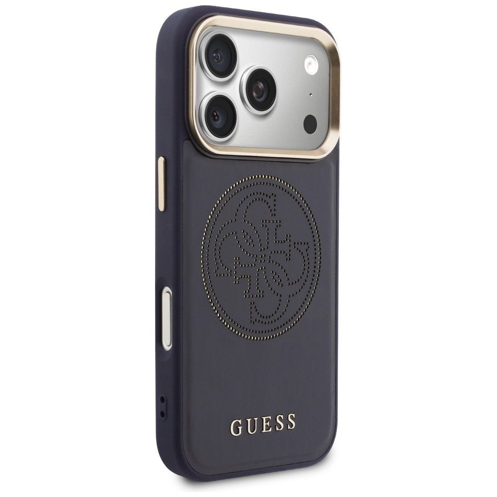 Guess perēts 4G MagSafe vāciņš iPhone 17 Pro Max – zils | Phone Case Cover (2)