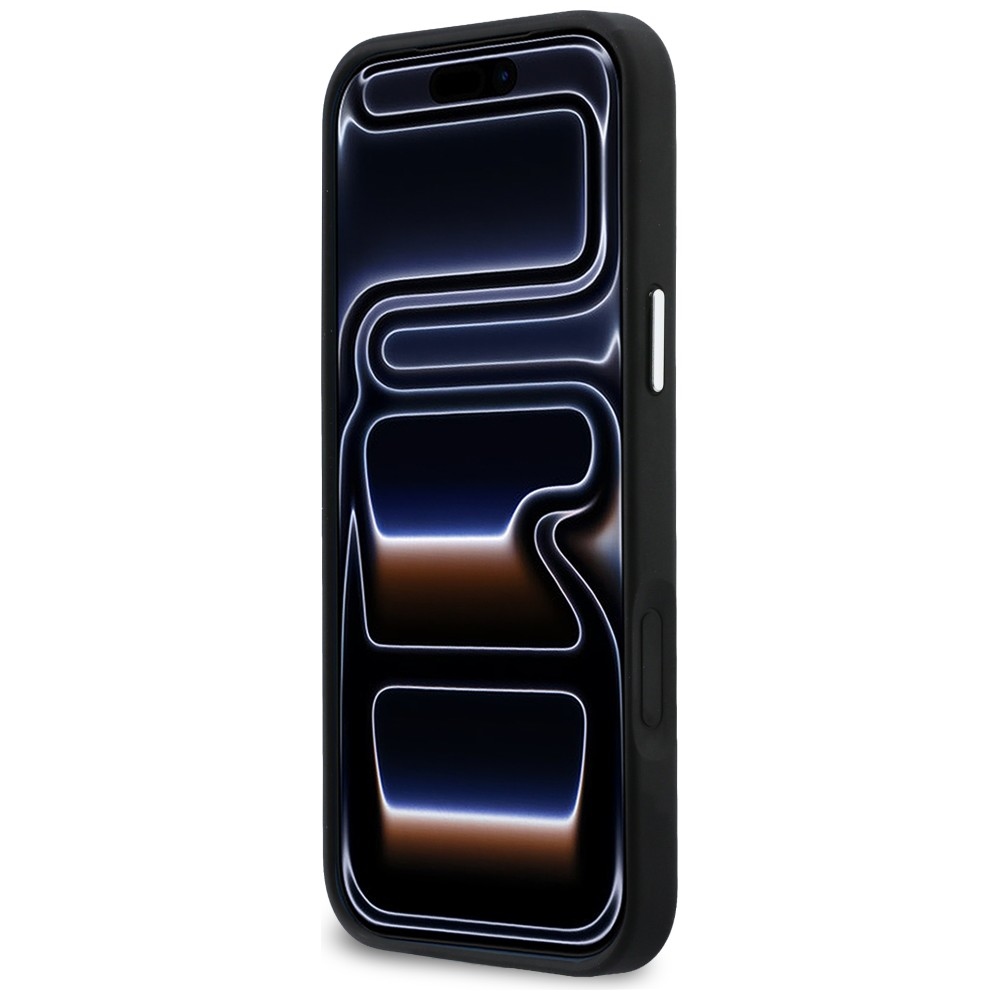 Karl Lagerfeld IML Glitter KL Diamond Logo vāciņš iPhone 17 Pro Max – melns | Phone Case Cover (3)