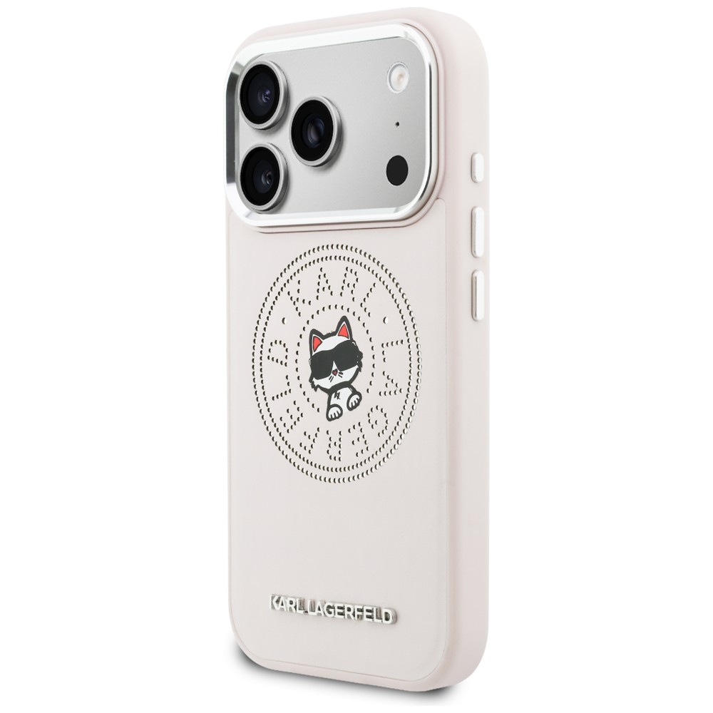 Karl Lagerfeld Point & Choupette Sketch MagSafe Maciņš ar MagSafe iPhone 17 Pro Max telefonam – rozā | Phone Case... (0)