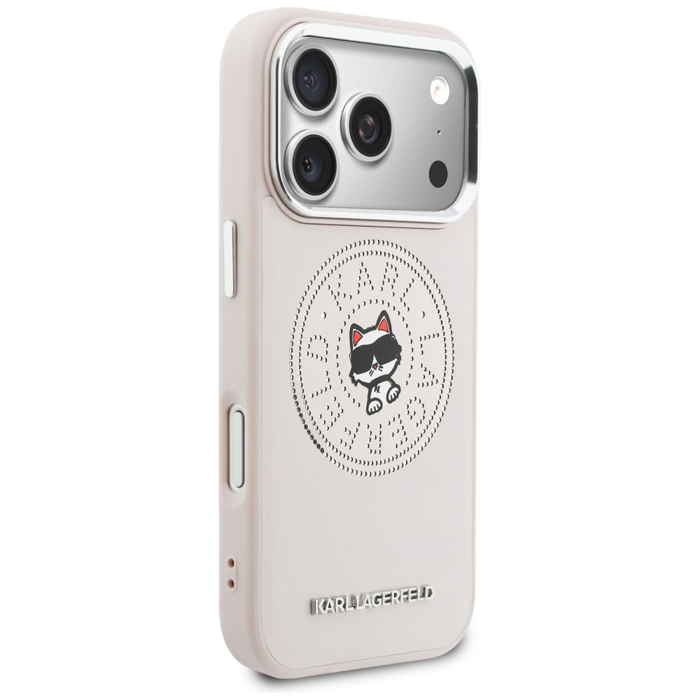 Karl Lagerfeld Point & Choupette Sketch MagSafe Maciņš ar MagSafe iPhone 17 Pro Max telefonam – rozā | Phone Case... (2)