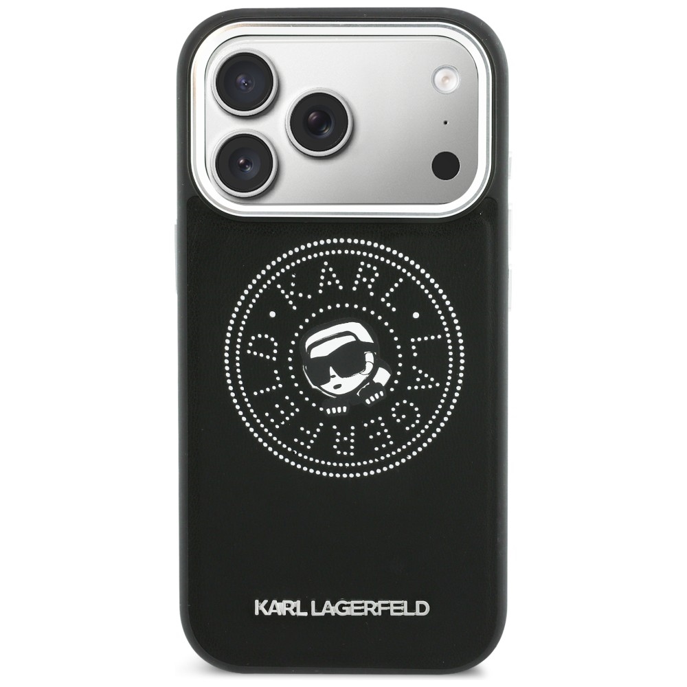 Karl Lagerfeld Point & Karl Sketch MagSafe Maciņš ar MagSafe iPhone 17 Pro Max – Melns | Phone Case Cover (1)