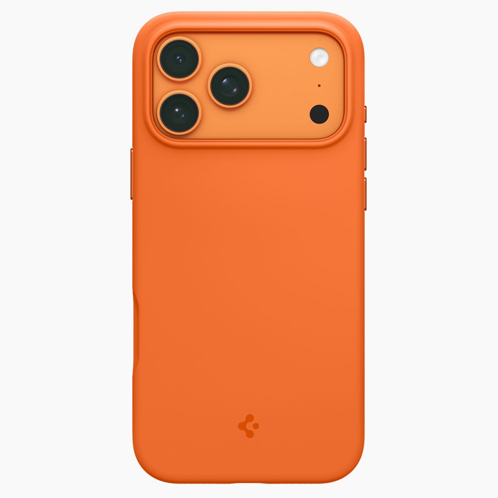 Spigen Silicone Fit Mag MagSafe vāciņš iPhone 17 Pro Max telefonam – oranžs | Phone Case Cover (1)
