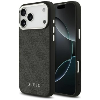 Guess 4G Classic Logo MagSafe vāciņš iPhone 17 Pro Max – melns | Phone Case Cover