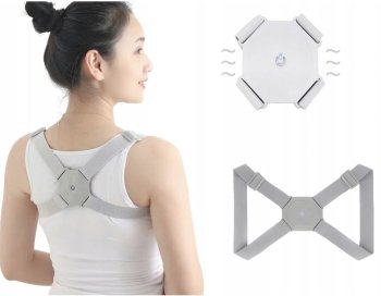 Viedais Pozas Stājas Korektors Atbalsts ar Intelektuālo Sensoru, Universāls izmērs | Smart Posture Corrector Support