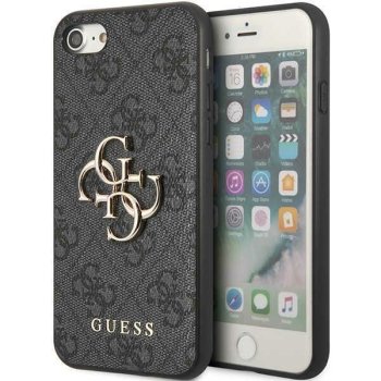 Apple iPhone 8 / 7 / SE (2020) (2022) 4.7" Guess Big Metal Logo Case Cover (GUHCI84GMGGR), Grey | Telefona Maciņš...