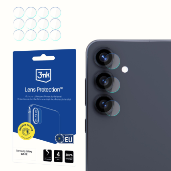 Samsung Galaxy S25 FE (SM-S731B / DS) Aizmugurējās Kameras Aizsargstikls, 4 gab. | 3MK Lens Protection Back Camera Tempered Glass Protector