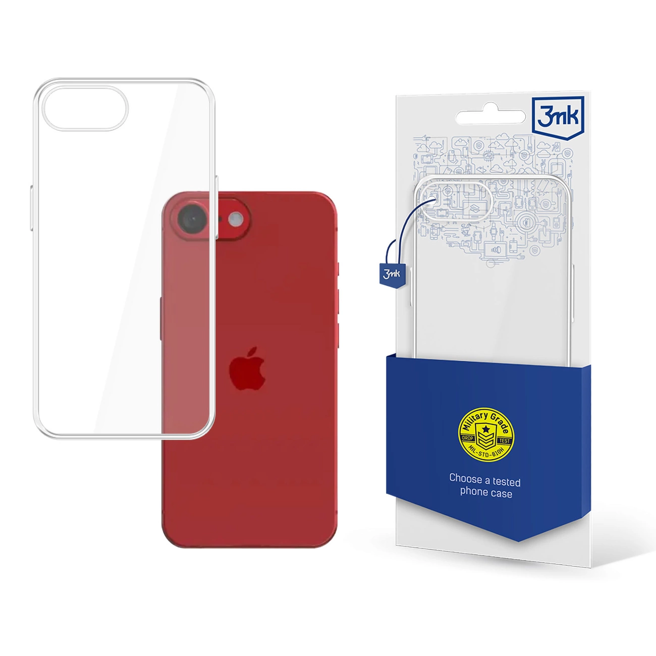 Apple iPhone SE 4 3MK Clear Case Cover, Transparent | Caurspīdīgs Silikona Vāciņš Maciņš Apvalks Bampers